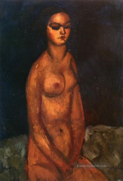 Sitzender Akt 1908 Amedeo Modigliani Ölgemälde